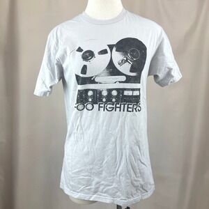 Vintage FOO FIGHTERS (L) Wasting Light 2011 Cotton Grohl Tour Merch Band Rock US